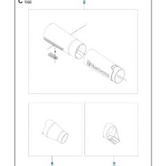 Tube Assembly for Husqvarna 350iB