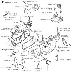 Crankcase Assembly for Husqvarna
