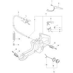 Handle & Controls for Husqvarna 353