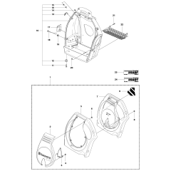 Cover Assembly for Husqvarna 356BT