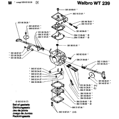Carburetor Assembly for Husqvarna 36