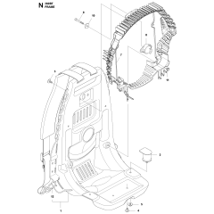 Frame Assembly for Husqvarna 360BT