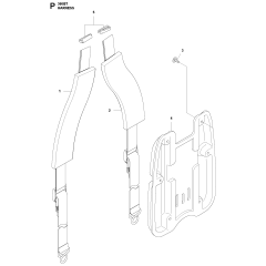 Harness Assembly for Husqvarna 360BT