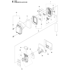 Carburetor & Air Filter for 360BT