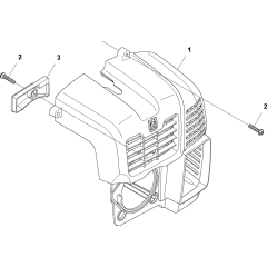 Cylinder Cover for Husqvarna 360BT