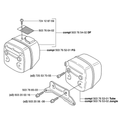 Muffler Assembly for 362XP