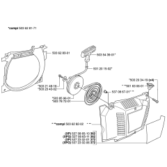 Starter Assembly for 362XP