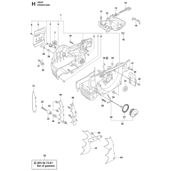 Crankcase Assembly for Husqvarna 365