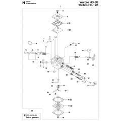 Carburetor Assembly for Husqvarna