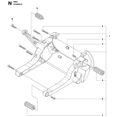 Console Assembly Husqvarna 365H