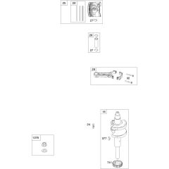 Crankshaft, Cylinder & Piston