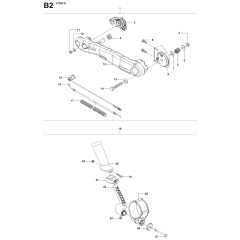 Handle & Controls for Husqvarna 370BFS