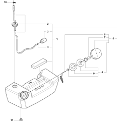 Fuel Tank Assembly for Husqvarna