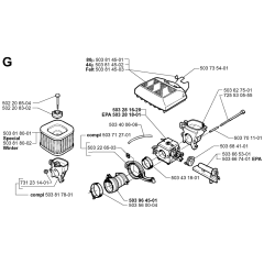 Carburetor & Air Filter Assembly