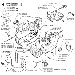 Crankcase Assembly for 371XP
