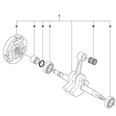Crankshaft Assembly for 372XP