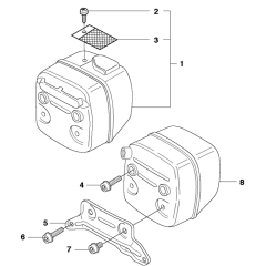 Muffler Assembly for 372XP