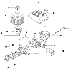 Carburetor & Air Filter for 372XP
