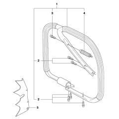 Handle-1 Assembly for 372XP