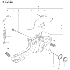 Fuel Tank Assembly for Husqvarna