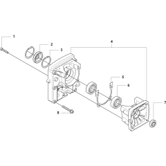 Crankcase Assembly for Husqvarna