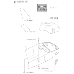 Cylinder Cover for Husqvarna 385