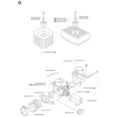 Carburetor & Air Filter Assembly