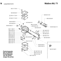 Carburetor Assembly for 394XP