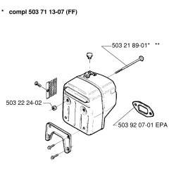 Muffler Assembly for 394XP