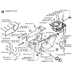 Crankcase Assembly for 395XP