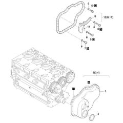 Timing Cover for Hatz 3L41C