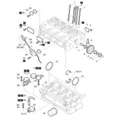Crankcase Assembly for Hatz 3L41C