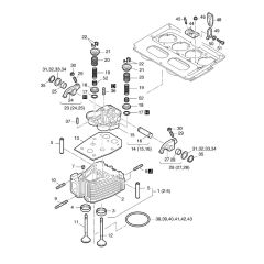 Cylinder Head Assembly for Hatz