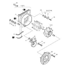 Blower Assembly for Hatz 3L43C