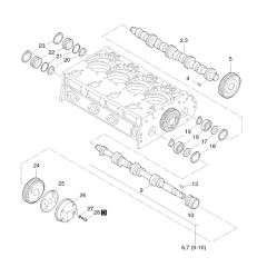 Camshaft Assembly for Hatz 3L43C