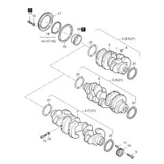 Crankshaft for Hatz 3M40