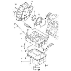 Flywheel Housing & Oil Sump