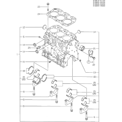 Cylinder Block for Yanmar 3TNA72L