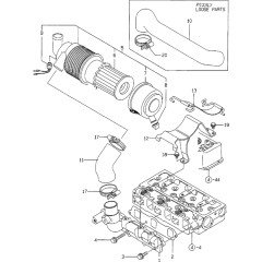 Suction Manifold & Air Cleaner