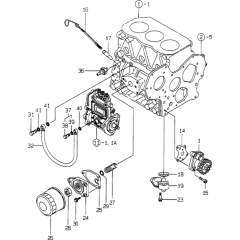 Oil System Assembly for Yanmar