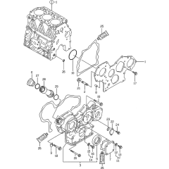 Gear Housing for Yanmar 3TNE82A-EWA