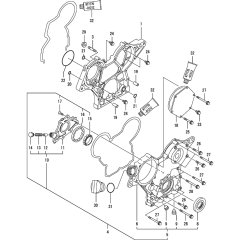 Gear Housing for Yanmar 3TNV70-STB