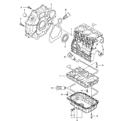 Flywheel Housing & Oil Sump