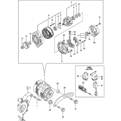 Generator Assembly for Yanmar