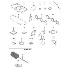 Gasket Set for Yanmar 3TNV82A-KWA