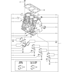 Cylinder Block Assembly