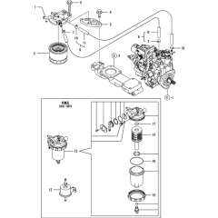 Fuel Line Assembly for Yanmar