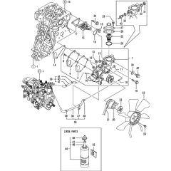 Cooling Water System Assembly