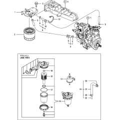 Fuel Line Assembly for Yanmar