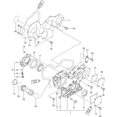 Gear Housing for Yanmar 3TNV88-XWA